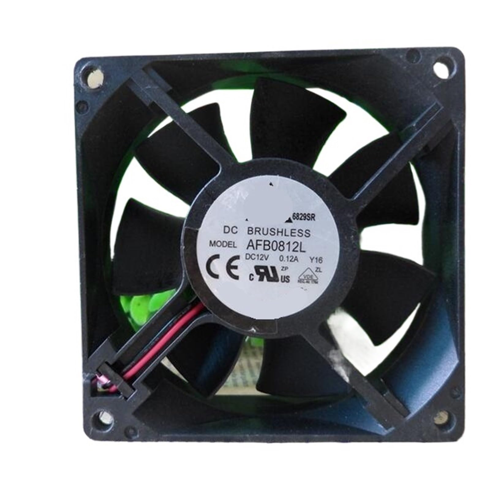 Uitgvdqat No Rgb Afb0812l 80 * 80 * 25Mm 12V 8025 0.12A 2 Wire Cooling Fan