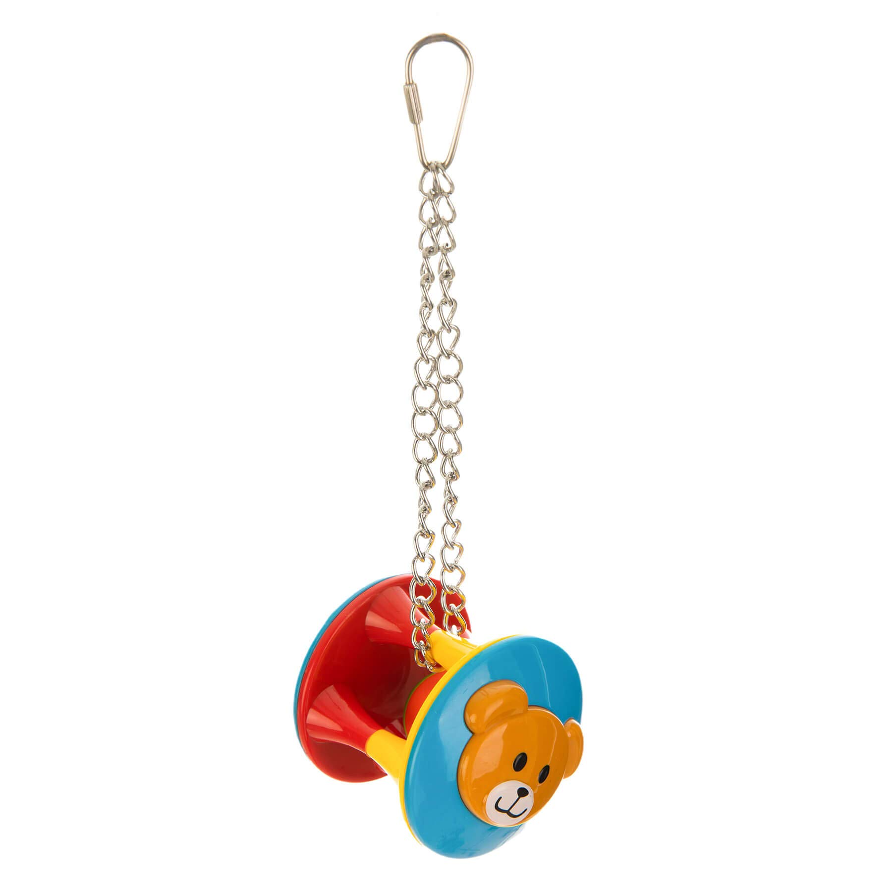 Parrot Essentials Jingle Drum Hanging Parrot Toy - Medium