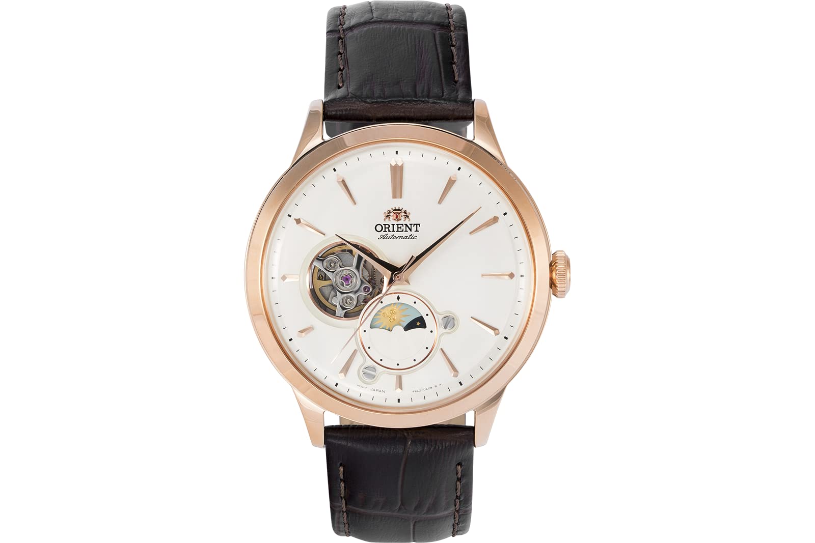 Orient "Sun and Moon Open Heart Japanese Automatic/Handwinding Dress Watch