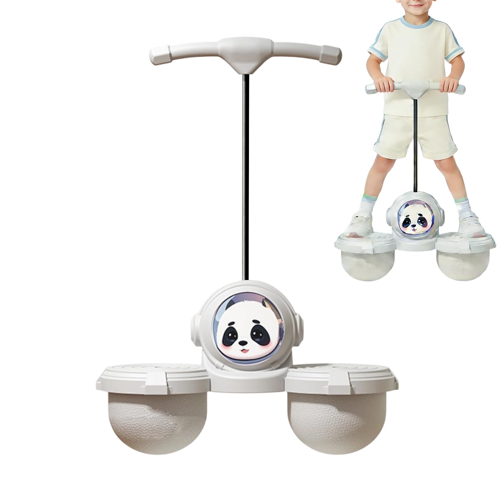 Balance Hüpfball Cartoon Hüpfspielzeug Mit Licht, Musik | Kinder Balance Hüpfball Mit Haltegriff Für Sport Und Bewegung Draußen, Drinnen Mädchen Party, Weihnachten, Geburtstag