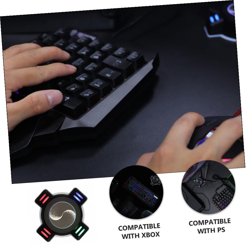 OSALADI Adaptateur Pratique et Résistant Clavier et Souris en ABS Noir Compatible avec Switch et Autres Consoles pour Console de Jeux pour Gamers en Bureaux et Cafés