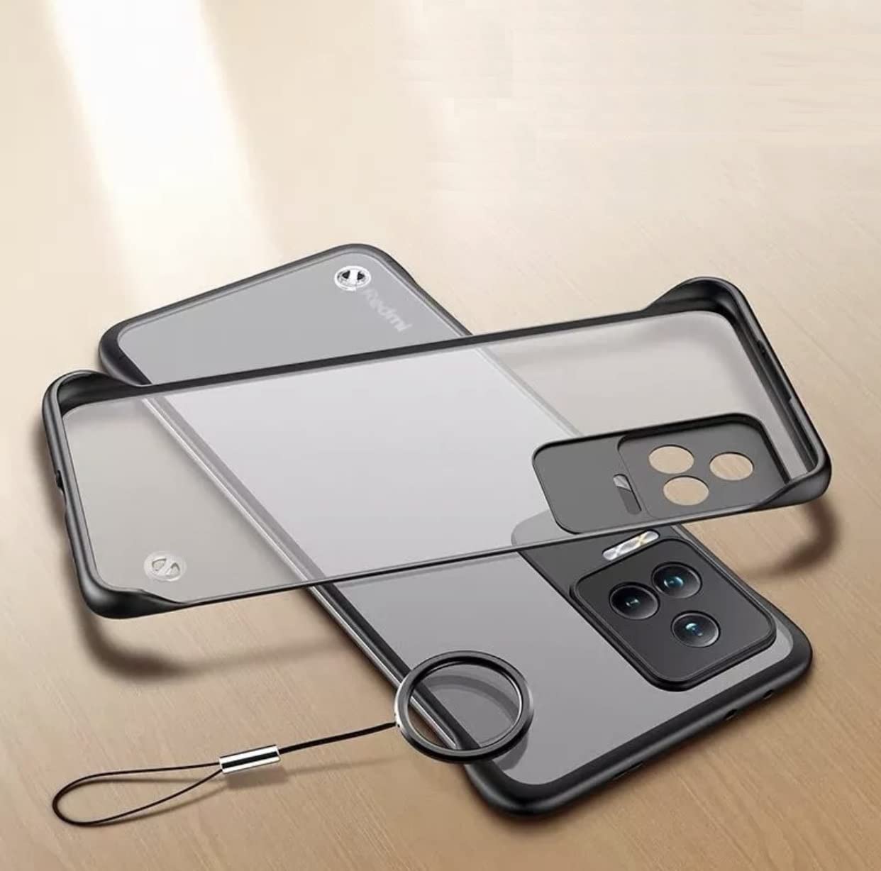 REALCASE Xiaomi Poco F4 5G Back Cover Case | Stylish Frameless Matte Hard Back Skin | Soft TPU Shock Proof Bumper Back Cover Case for Xiaomi Poco F4 5G (F-Black) (B0B7KJGS1K) Amazon Price History, Amazon Price Tracker