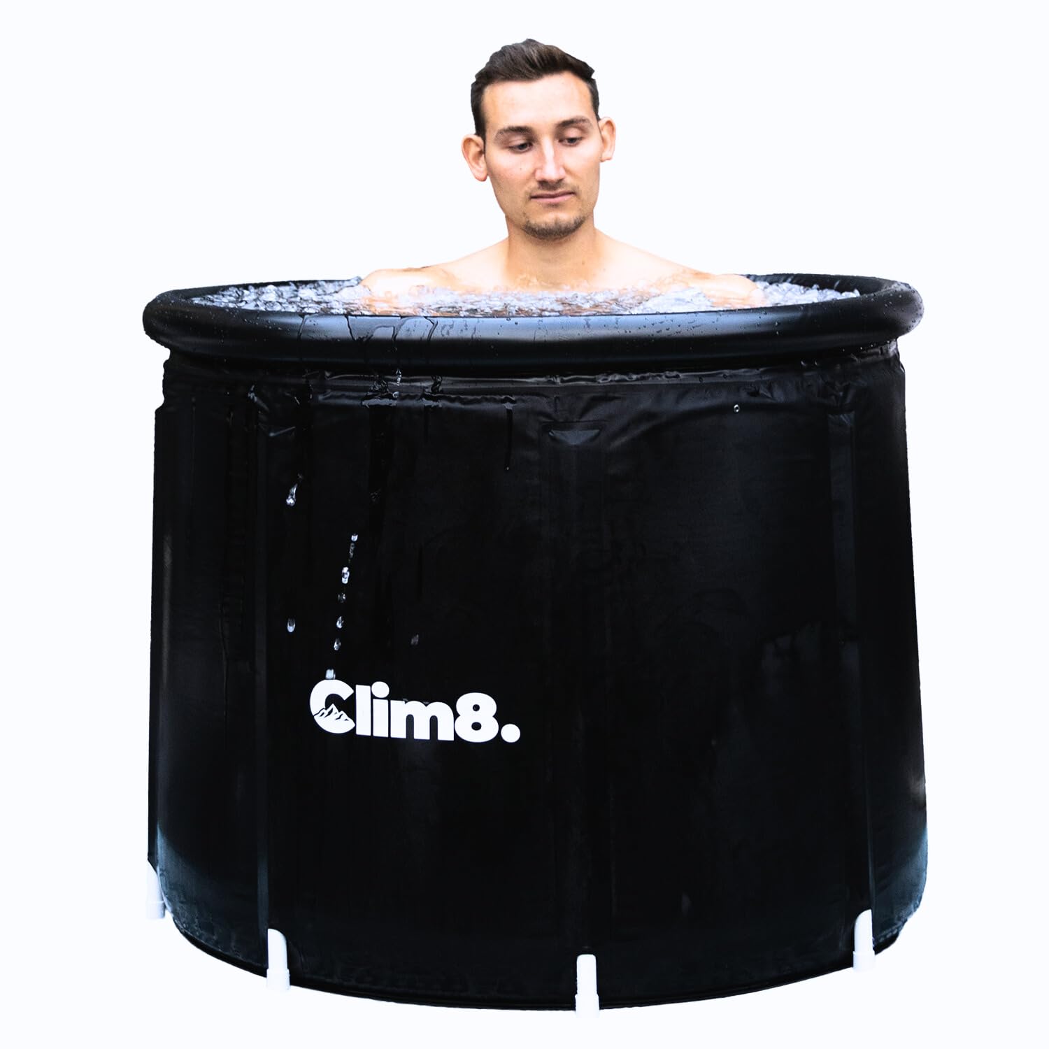 Buy CLIM8 Ice Bath Outdoor XL 400L Cold Plunge Pool with Lid,Portable