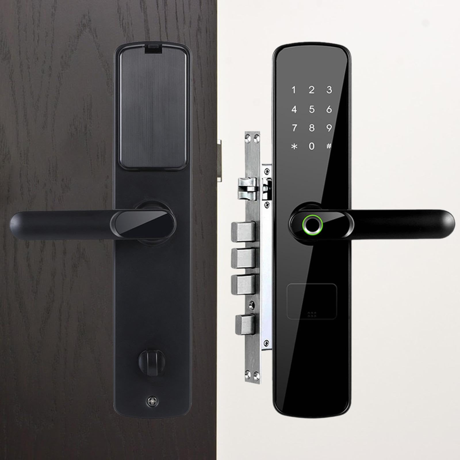 de Puerta Inteligente con, Teclado de Código de Acceso Y 5 Métodos de Desbloqueo. Electrónica Digital, para tt