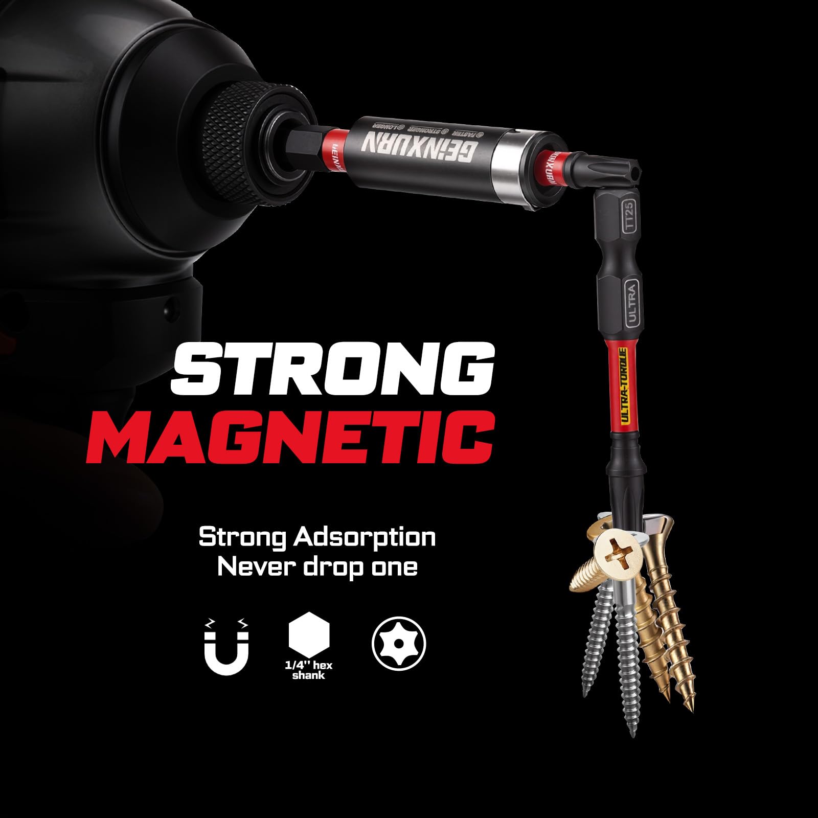 GEINXURN 104Pcs Screwdriver Set - Magnetic & Impact -4 GEINXURN 104Pcs Screwdriver Set - Magnetic & Impact -4