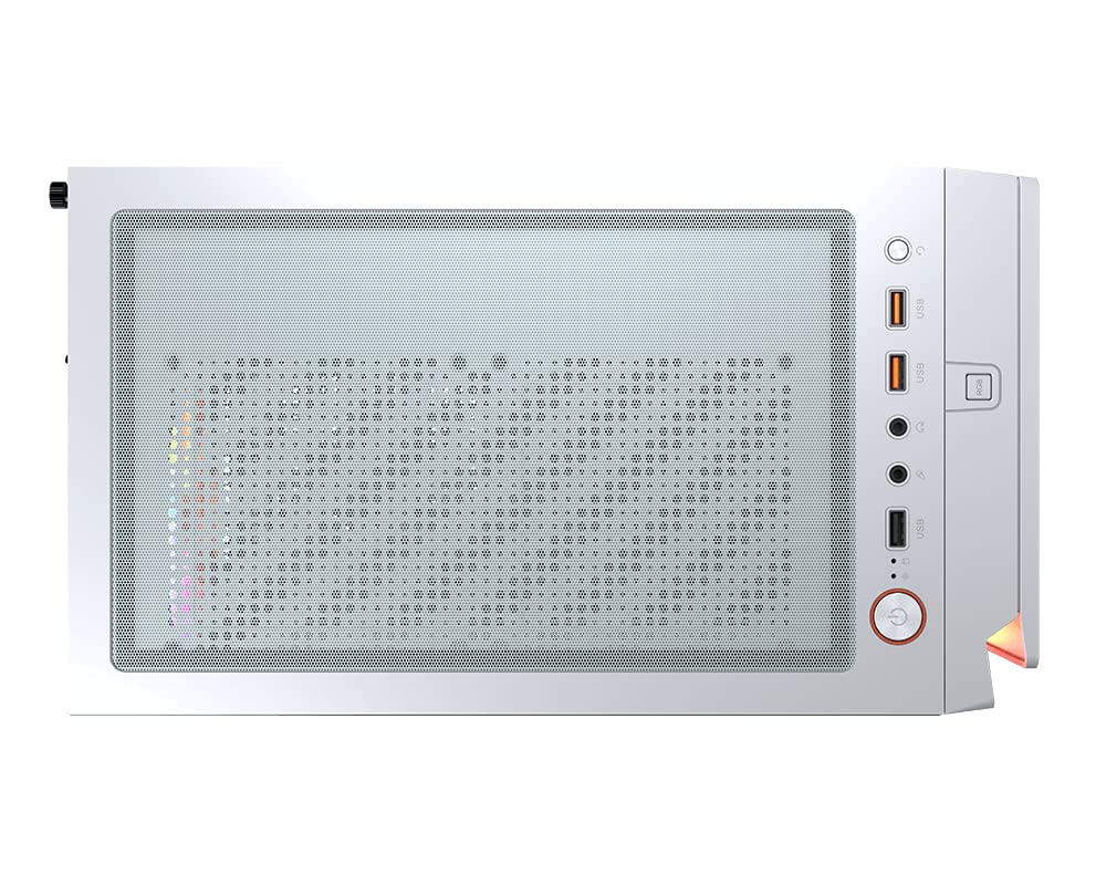 Cougar Gaming | BOITIER PC Gaming | PURITYRGBWHITE - Panneau latéral en Verre trempé - RGB Personnalisable - Compatible avec Cartes mères ATX, Micro ATX et Mini ITX - Compartiment PSU