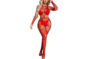 Plus Size Seductive Mesh Bodystocking Lingerie