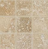 Arizona Tile 4 by 4-Inch Tumbled Travertine Tile, Troy, 5-Total Square Feet