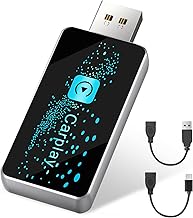 DSGKUU CarPlay Wireless Adapter, 2025 Upgrade CarPlay, Konvertieren Sie kabelgebundenes CarPlay in kabelloses CarPlay, USB/Type-C Plug and Play, Kompatibel mit iPhone iOS 10+ und 98% der Automodelle