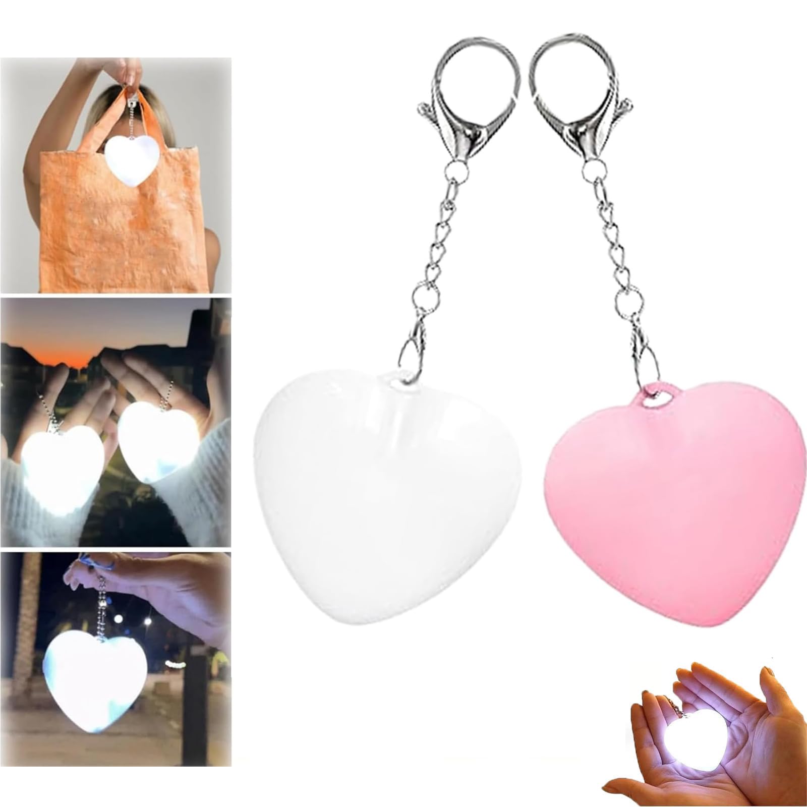 OKESYO 2Pcs Handbag Lights for Women, Purse Light Handbag Lights, Touch Sensor Bag Light Rechargeable for Women Ladies Girls Gift