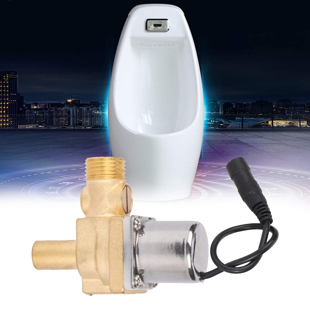 Válvula solenoide para urinario con sensor de descarga accesorio universal de cobre 6V