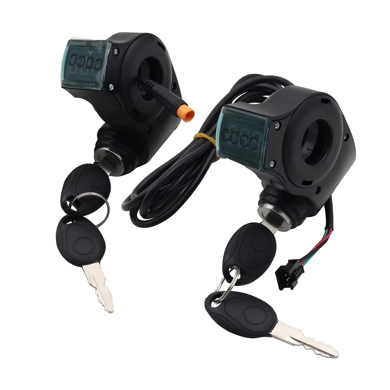 blocchetto accensione moto Per KUGOO M4 PRO Scooter Elettrico Cilindro Interruttore Di Avviamento Serrature Chiavi Kick Parti Ricambio Blocco Accensione Con 2(3-Pin)