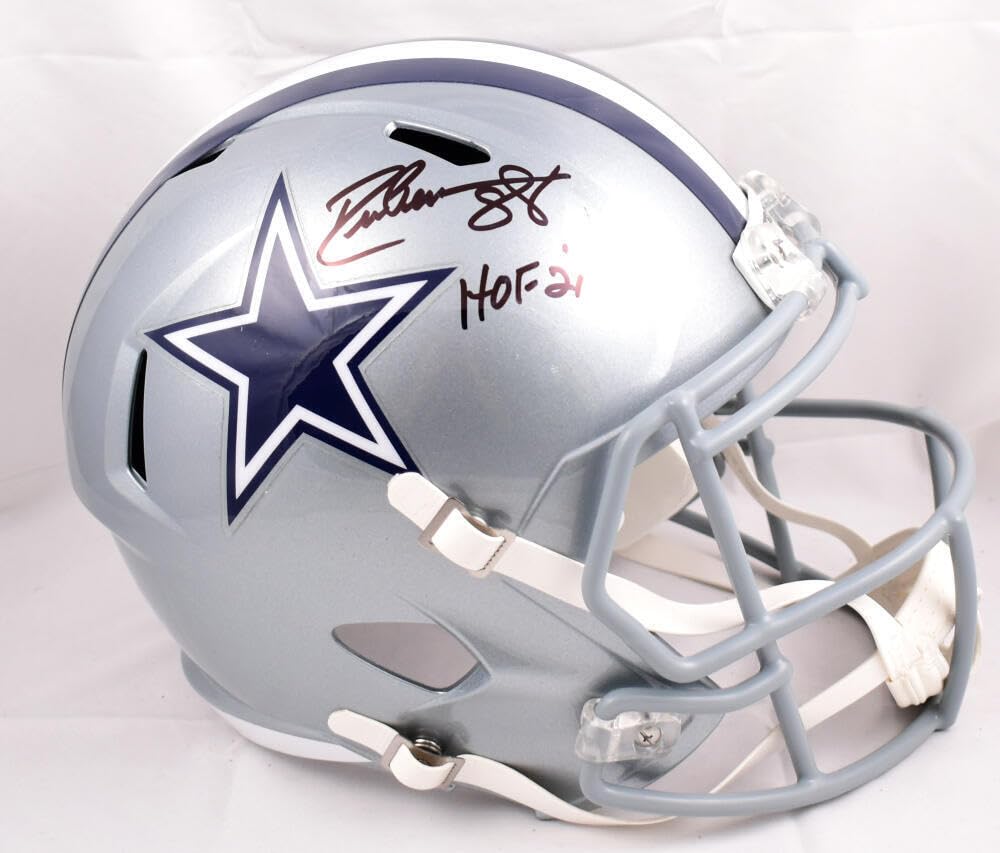 Drew Pearson Autographed Dallas Cowboys F/S Speed Helmet w/HOF- Beckett W Holo