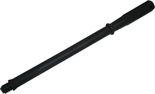 Carrand 9217BLK - Mango de escobilla de goma de plástico sólido de 15 pulgadas, color negro