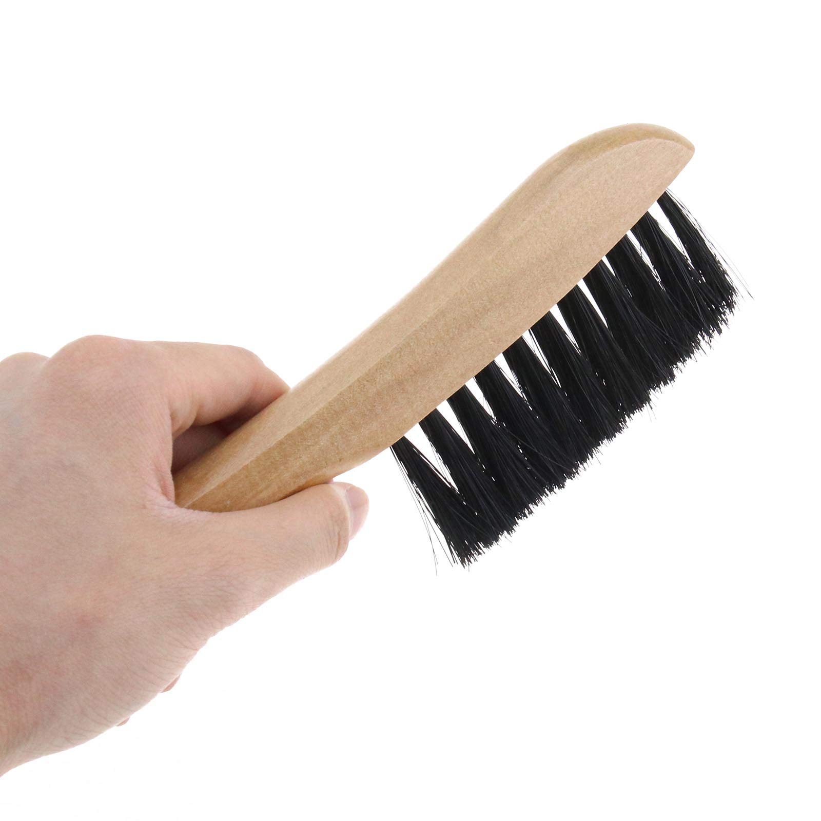 Set Di Spazzole Per Tavolo Da Biliardo E Binari Con Panno Per Stecca - 3 Pezzi In Legno E Nylon