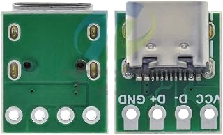 1 pcs USpB 3.1 Type C C0innector 16 Pin Test PCB Board Adaptier 16P C0innector Socket for Data Line Wire Cable Transfer Replacement for OEM