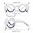 Hion Motion Sickness Glasses, Car Sickness Glasses,Relieve Carsickness Airsickness Seasickness Glasses,Anti Nausea Vertigo Glasses, No Lens Liquid Glasses for Adults or Kids(1Pair Without Bags)
