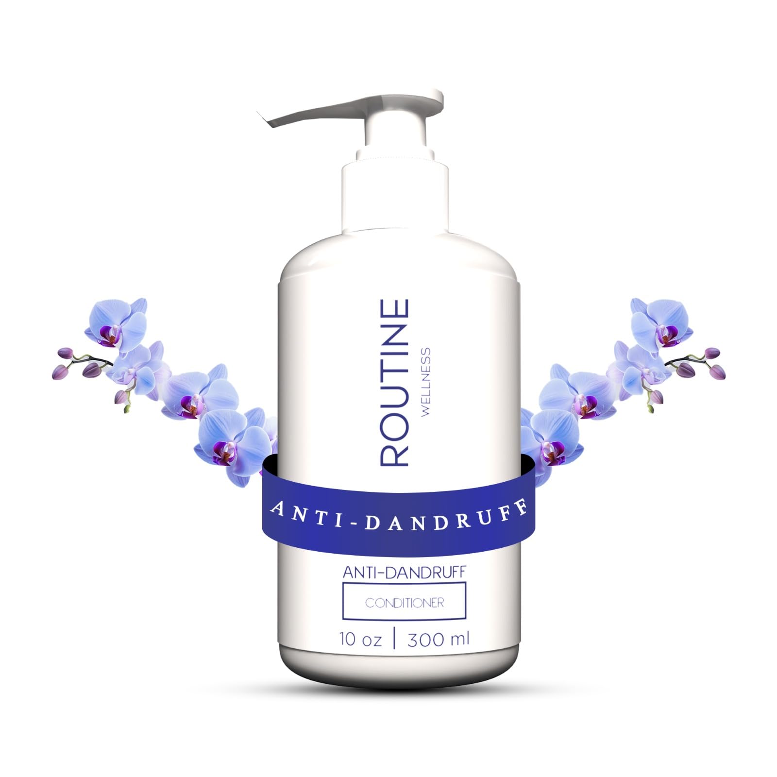 Routine Wellness AntiDandruff Conditioner ScalpCare ItchRelief FlakeControl HairHydration Smoothening HerbalFormula SulfateFree ParabenFree Unisex DailyUse SoftHair AllHairTypes NaturalIngredients 300ML