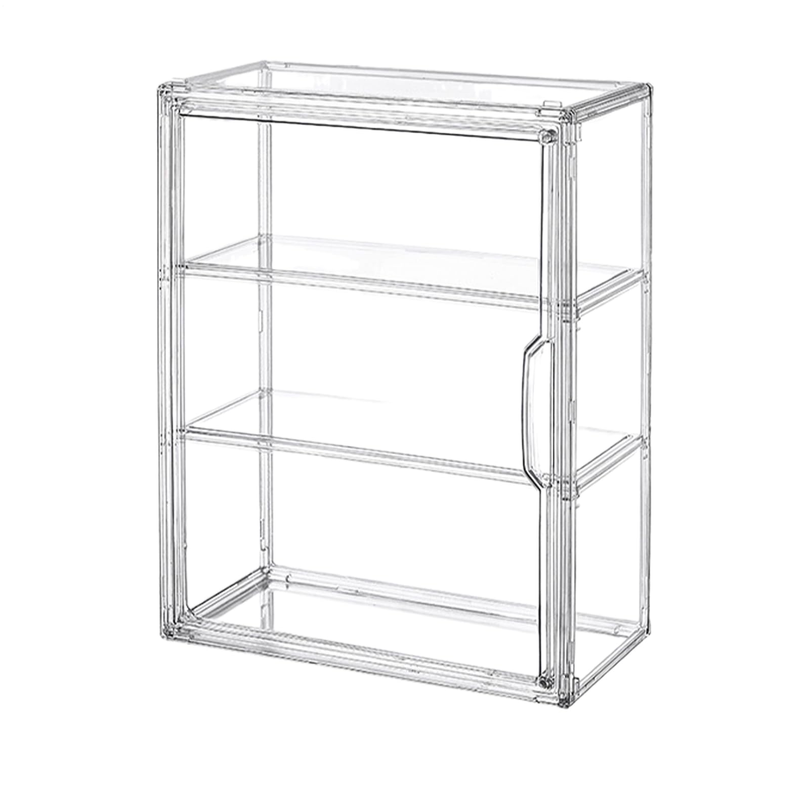 Witryna Na Miniatury Organizer Na Lalki Z Akrylu Z Drzwiczkami | Pojemnik Na Figurki Akcji Z Wyjmowaną Półką Do Ekspozycji Figurek Lalek I Pamiątek W Domu I Biurze