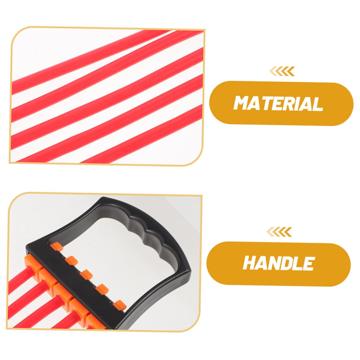 2pezzi Maniglie Per Bande Di Resistenza Attrezzo Fitness Portatile Per Allenamento Muscolare Per Stretching e Potenziamento Casa o Palestra