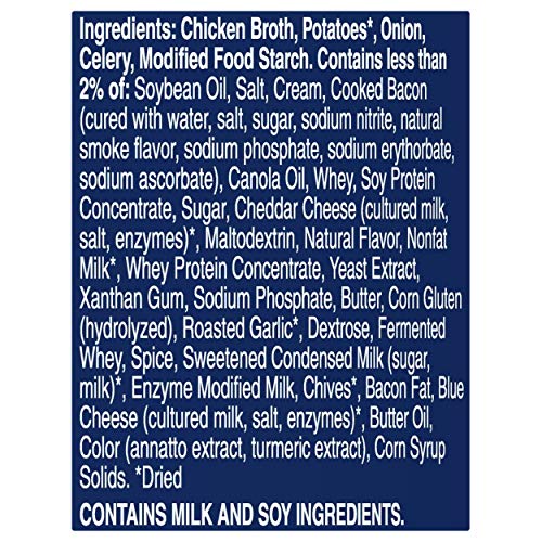 Image of Progresso Light, Creamy Potato With Bacon & Cheese Canned Soup, Gluten Free, 18.5 oz. (Pack of 12)