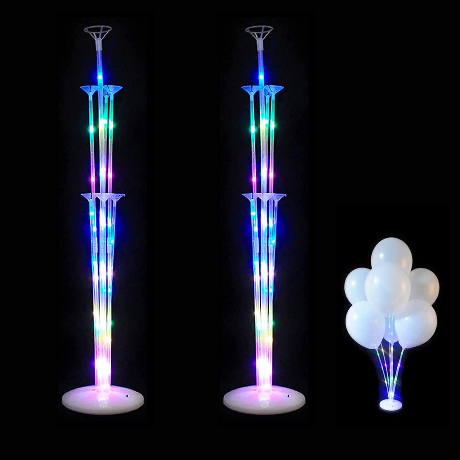 ZERIRA Light up Balloon Stand Kit 2 Set Table Centerpiece