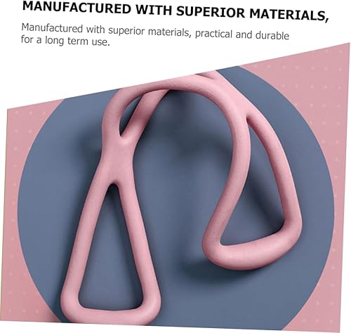 Miniatura 3 de 3 bandas elásticas de resistencia para yoga, para entrenamiento de cuerpo completo, pilates, fisioterapia con alta elasticidad y diseño en rosa,