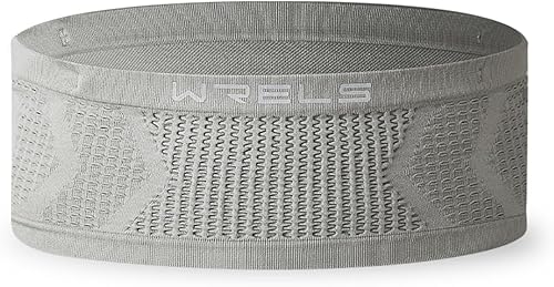 WRELS Cinturón ruuning delgado para mujeres y hombres, bolsa de cintura de viaje ligera para correr, senderismo, ciclismo, Rosado