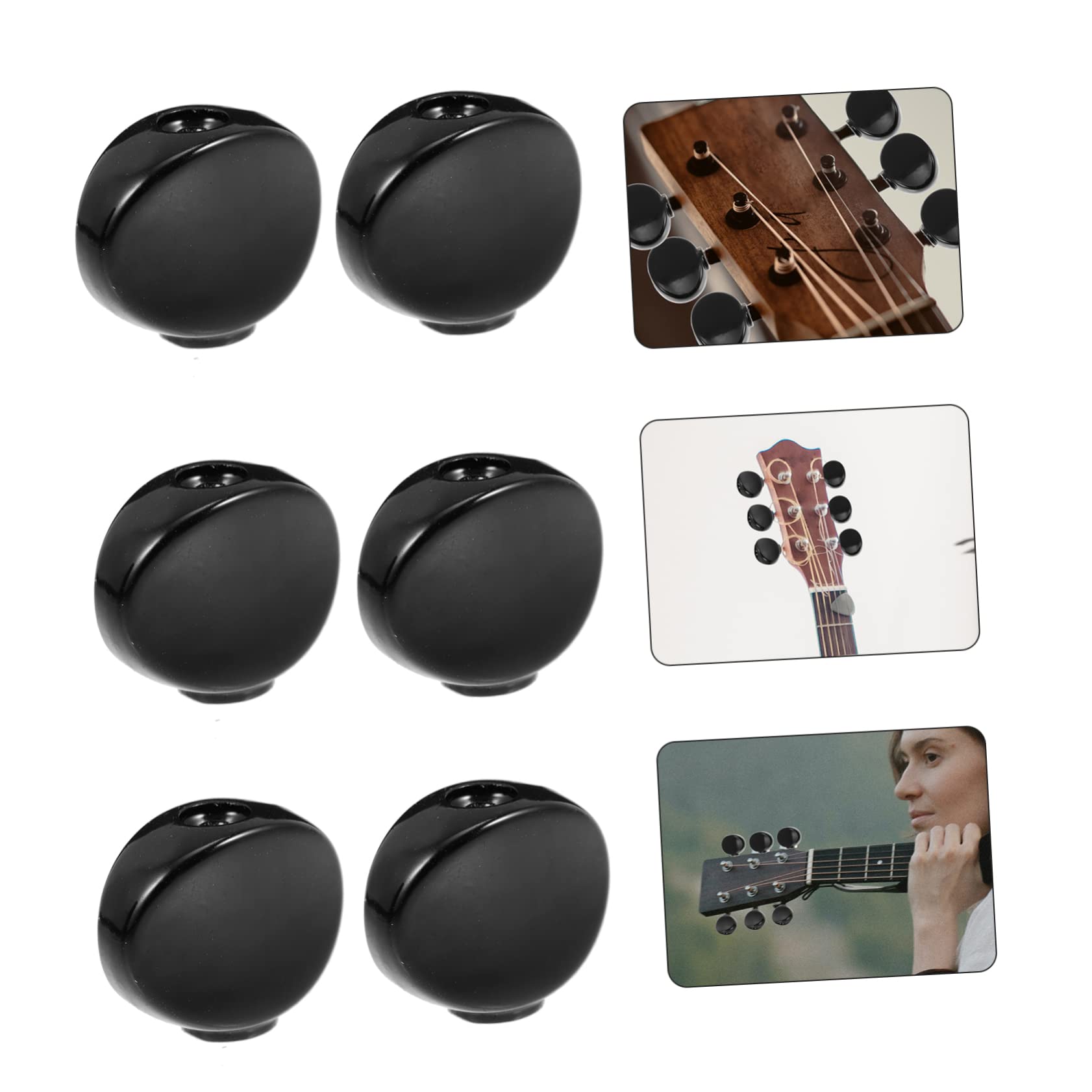 ibasenice 30pezzi Meccaniche Per Chitarra Elettrica Tasti Per Accordatura Metallo Facile Installazione e Alta Durabilità Accessori Per Musicisti Professionisti