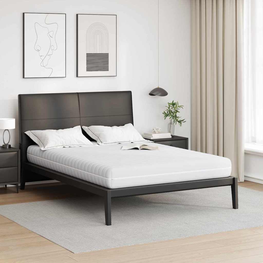 Biały materac 140 x 200 cm, rdzeń ze sprężyn kieszeniowych, warstwa kokosowa i pianka, komfort, ergonomiczny, oddychający, do sypialni, łóżka dla gości, łóżka kontynentalnego i stelaża