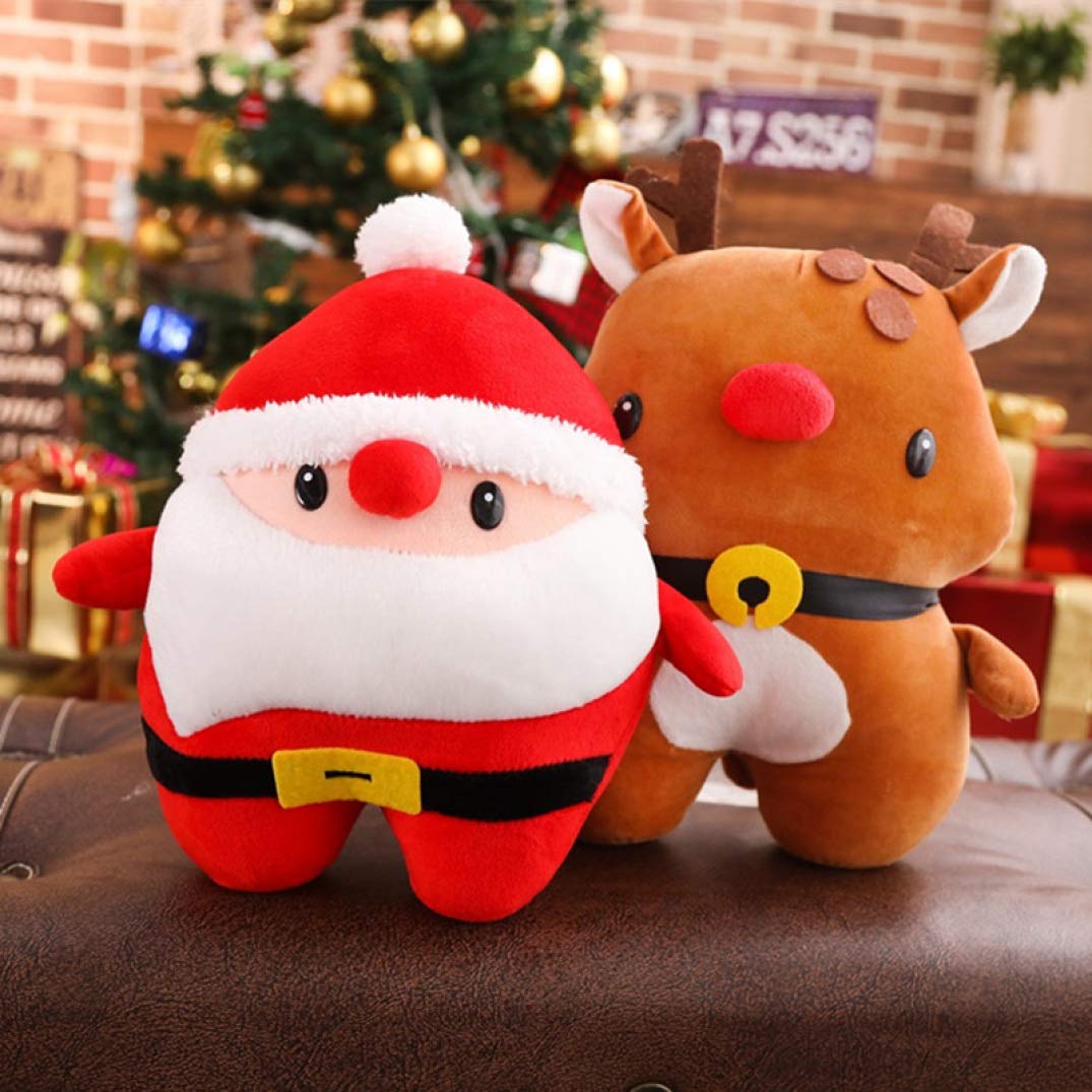 Amazon.co.jp: ぬいぐるみ サンタ トナカイ クリスマス プレゼント 