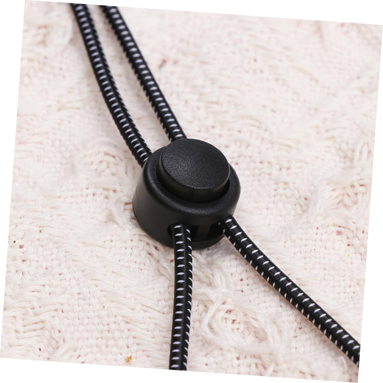 SHERCHPRY 24pezzi Lacci Elasticizzati Regolabili Per Scarpe Lacci Senza Nodo Con Chiusura Rapida Pratici Per Sneakers e Stivali Nero