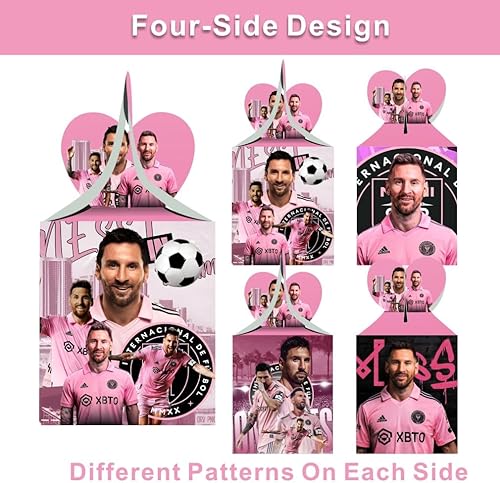 Miniatura 2 de 12 cajas de regalo de fiesta de fútbol, suministros de fiesta de cumpleaños de fútbol para decoraciones de fiesta