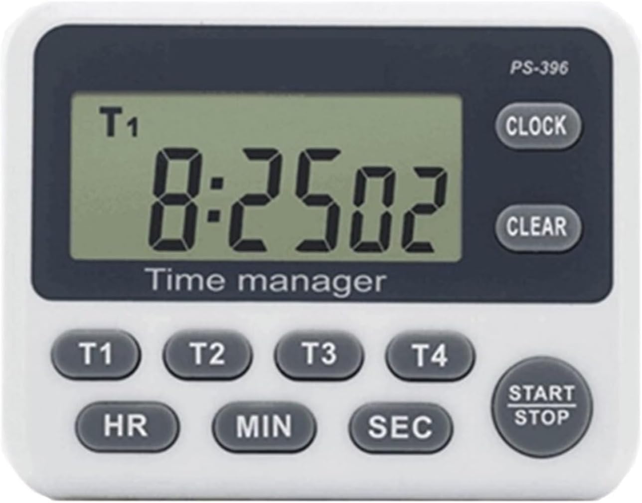 100時間4チャンネルカウントダウンタイマーキッチン学習タイマー時計リマインダーPS-396 使いやすい