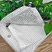 Produktbild AMXFS Transparente Regenplanen Abdeckplanen Wasserdicht 1.5x1.8m mesh Plane mit ösen aus PE, die Dicke von Allzweckplane ist 0,3mm Wetterfeste Strapazierfähige Planen Gewächshausplane