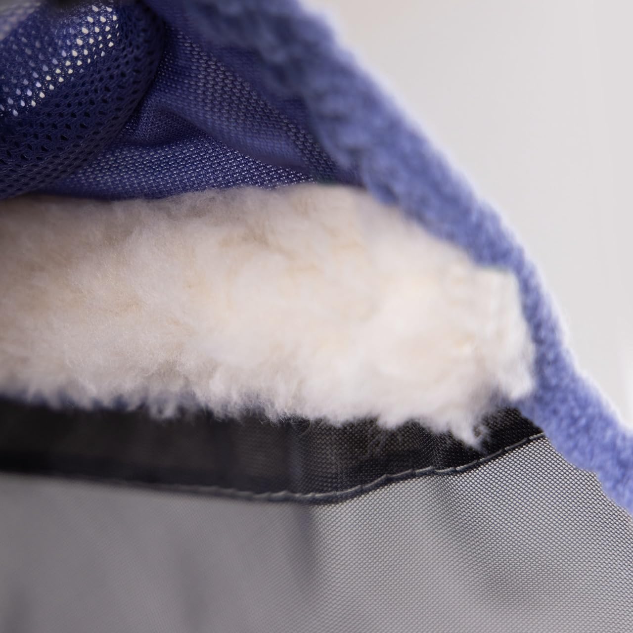 Shires FlyGuard Pro Feinmaschige Fliegenmaske mit Ohren, Himmelblau