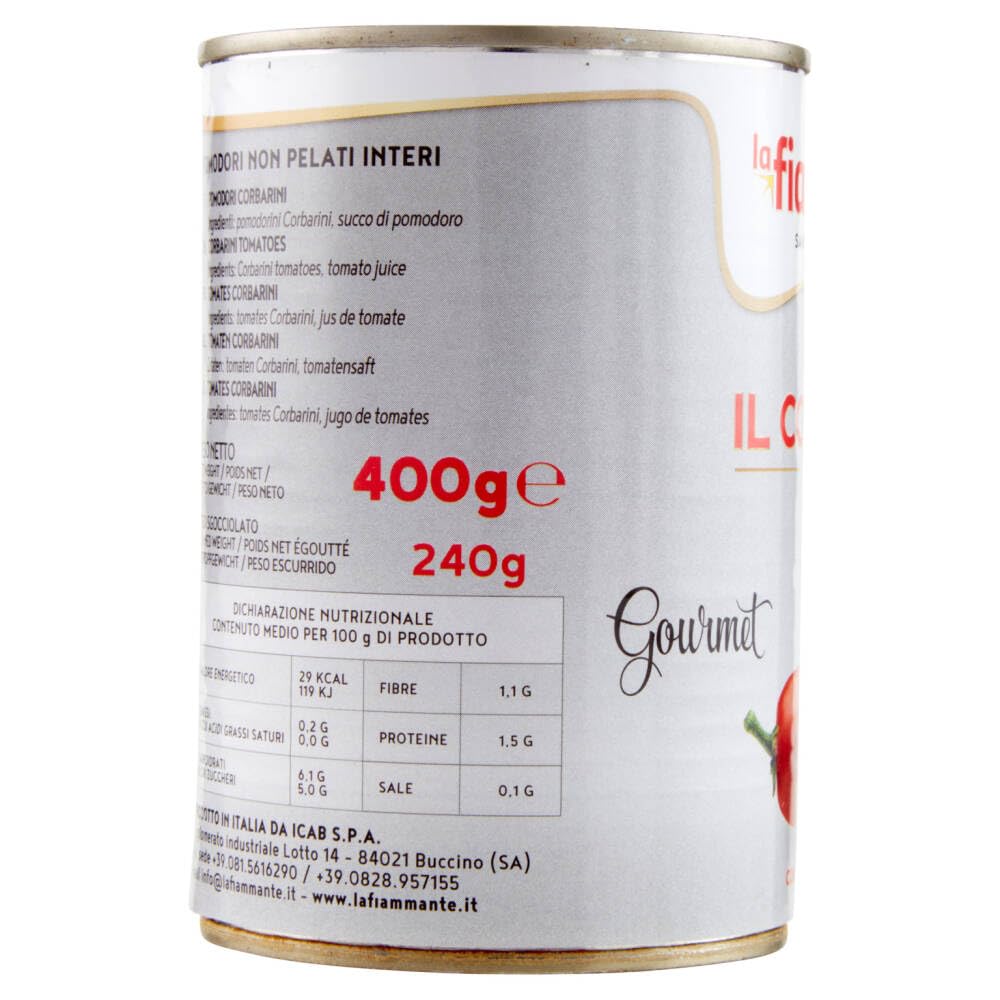 Italian Gourmet Corbarino Tomaten 24x400g 9,6kg mit Polpa Vorratspack
