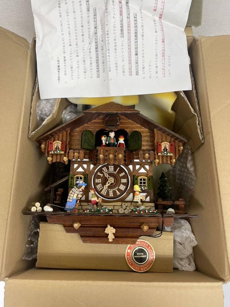 【レア】ドイツ現地購入　シュナイダー製　鳩時計 楽天市場】鳩時計 カッコー時計 掛時計 振り子時計 ドイツ製