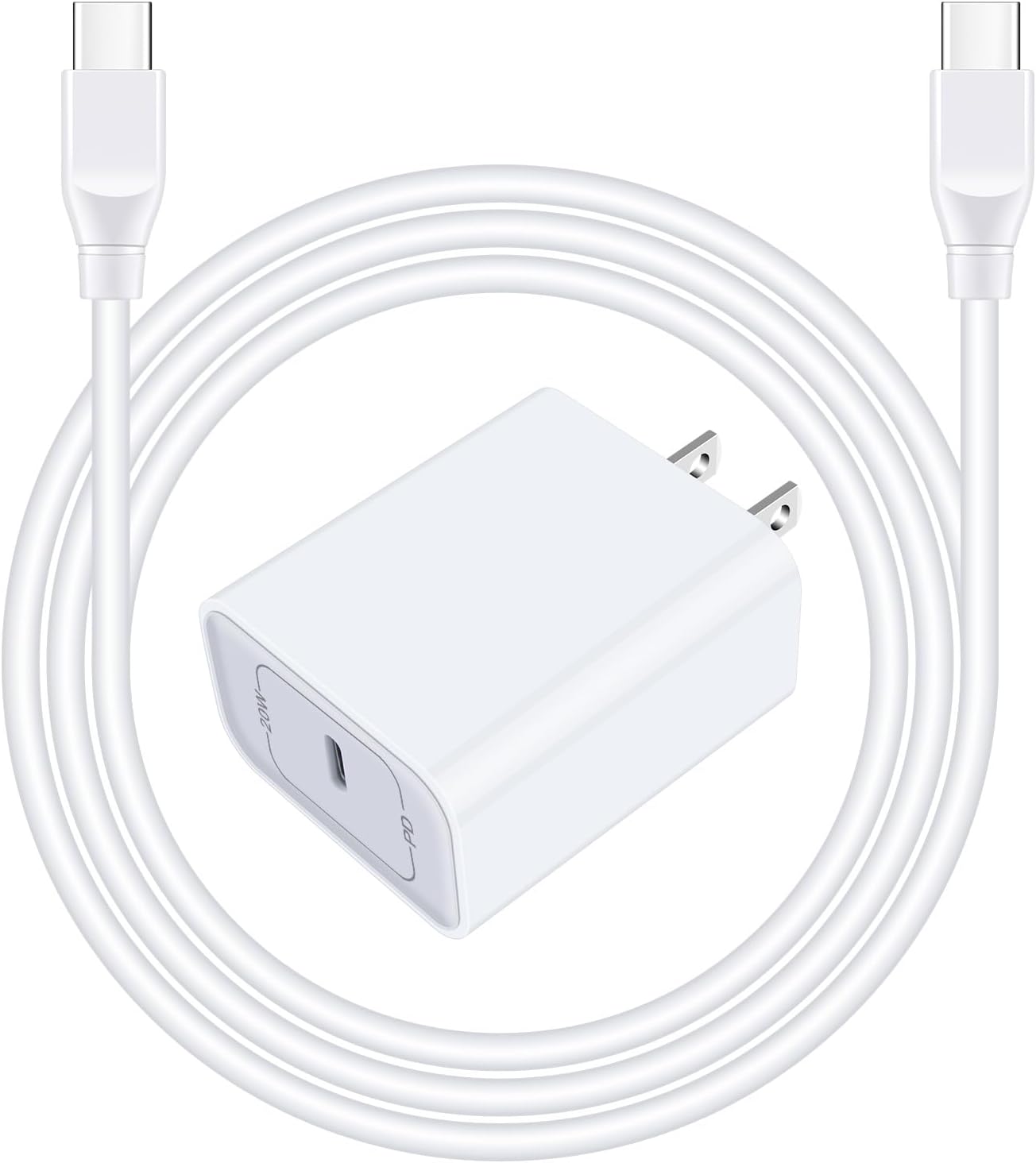 Pixel 10 9a 8 Fast Charger for Google Pixel 10a 10 Pro Fold 9a 9 Pro XL 8a 8 Pro 7a 7 6a 6 5a 5 4a 4XL 3a 3,20W Fast USB C Wall Charger PD Power Adapter with 6ft Type C to C Cable for Samsung S26 S25