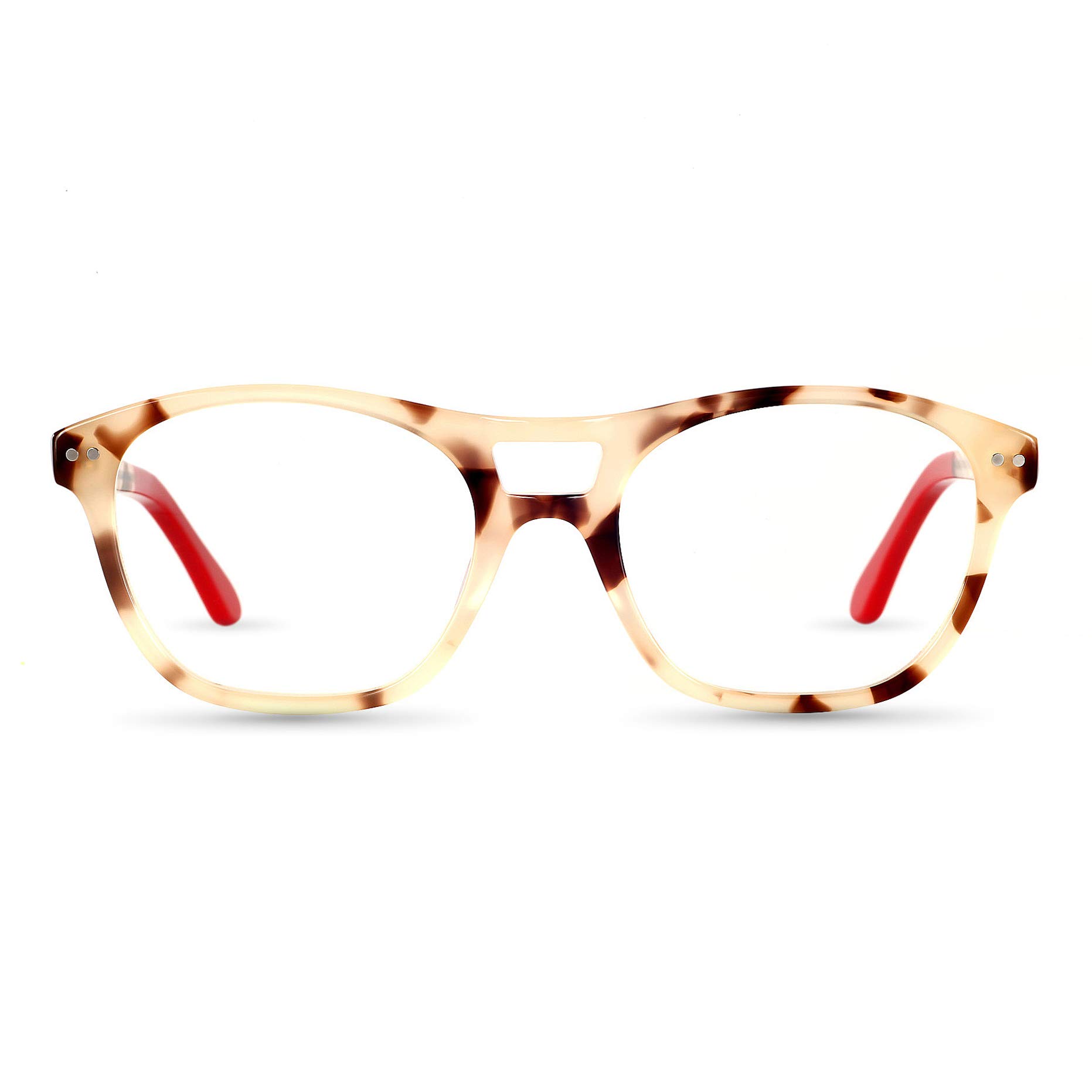 Gafas infantiles con protección contra la luz azul, sin graduación, protección UV400, unisex, para niños y niñas, lentes intercambiables, material robusto, modelo Lion