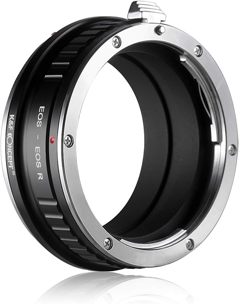K&F Concept KF-EFRF adapter attached to a camera body