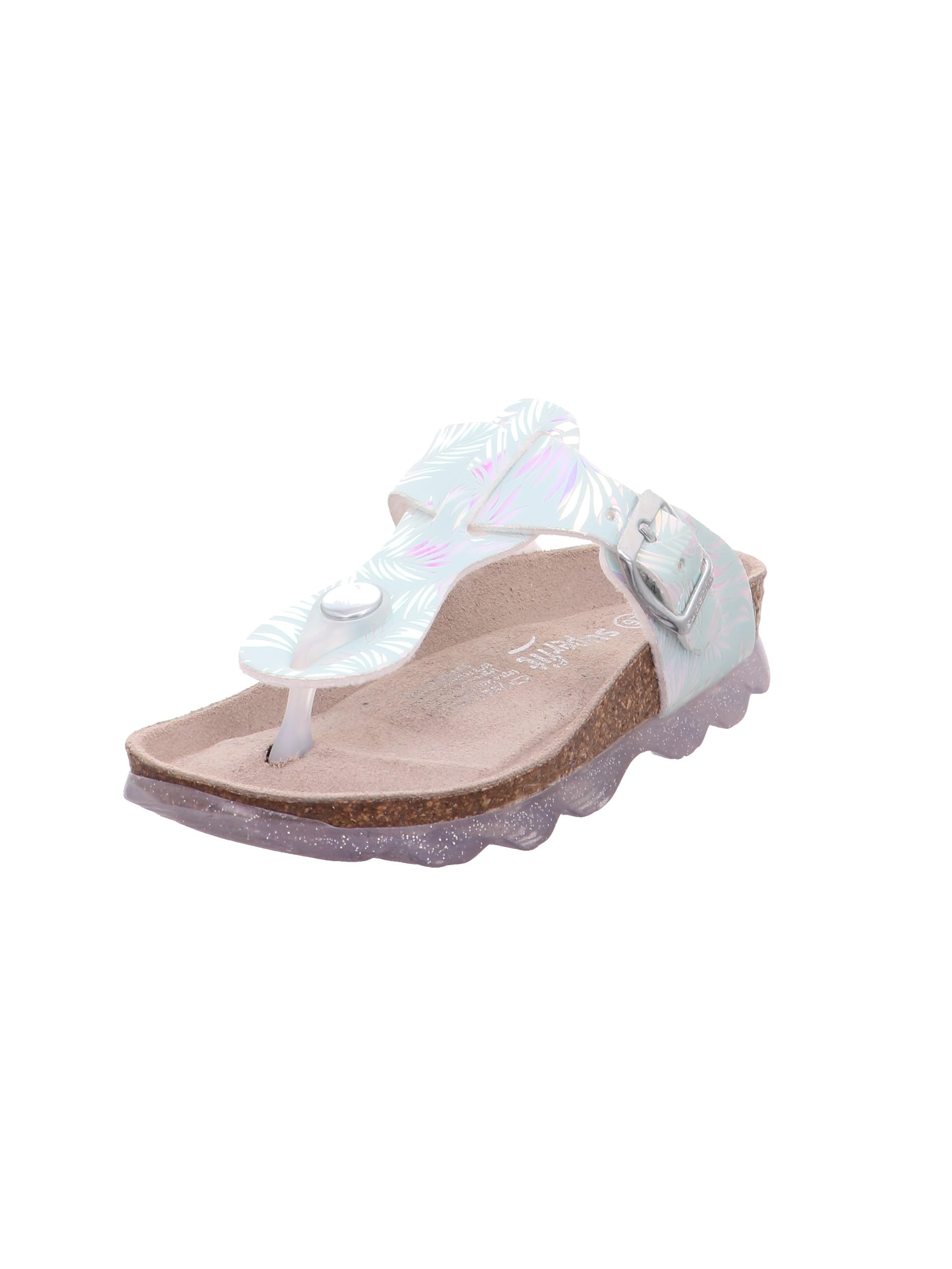 Superfit Jellies Sandal, Light Green/Silver 7500, 10 UK Child