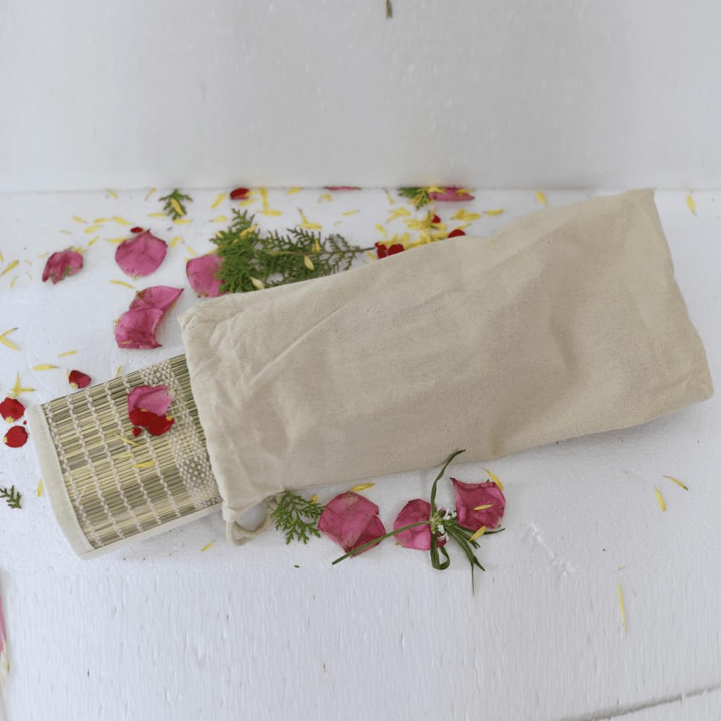 Beetroots Eco-Living Foldable Darbha Grass Meditation Mat, Enhanced Spiritual Journey, Easy to Carry, Beautifully Handicrafted, Natural Divine Experience-image-31