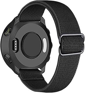 Elastics band Compatible for Garmin Forerunner 55 Band,soft Nylon Adjustable Replacement loop Strap Accessories Compatible for Garmin Forerunner 55 / Approach S42 / Approach S12/D2 Air