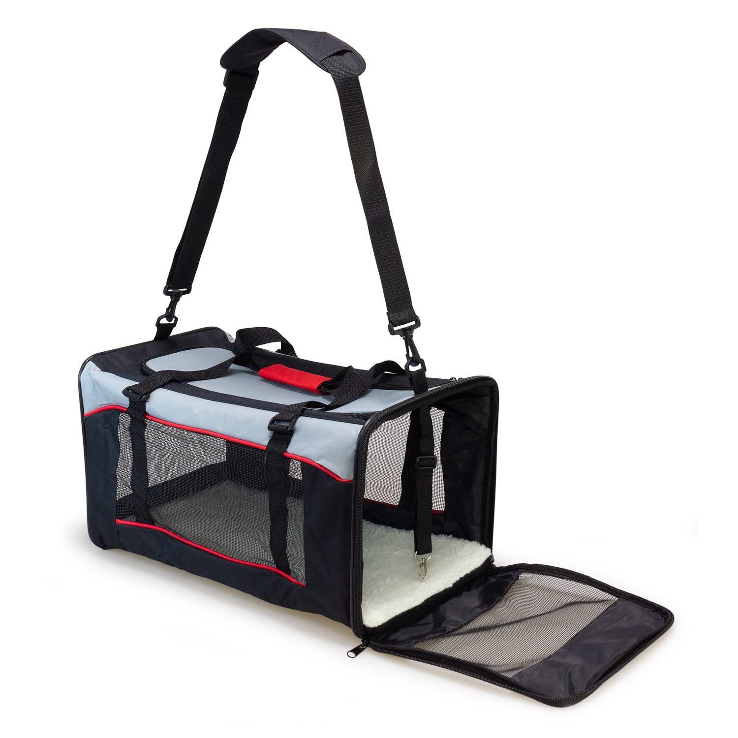 Arquivet Deluxe Pet Carrier Bag - Tall M - 46 x 25.5 x 26.5 cm - Carrier for Dogs and Cats - Carrier Bag Puppies and Small Animals - Image 3