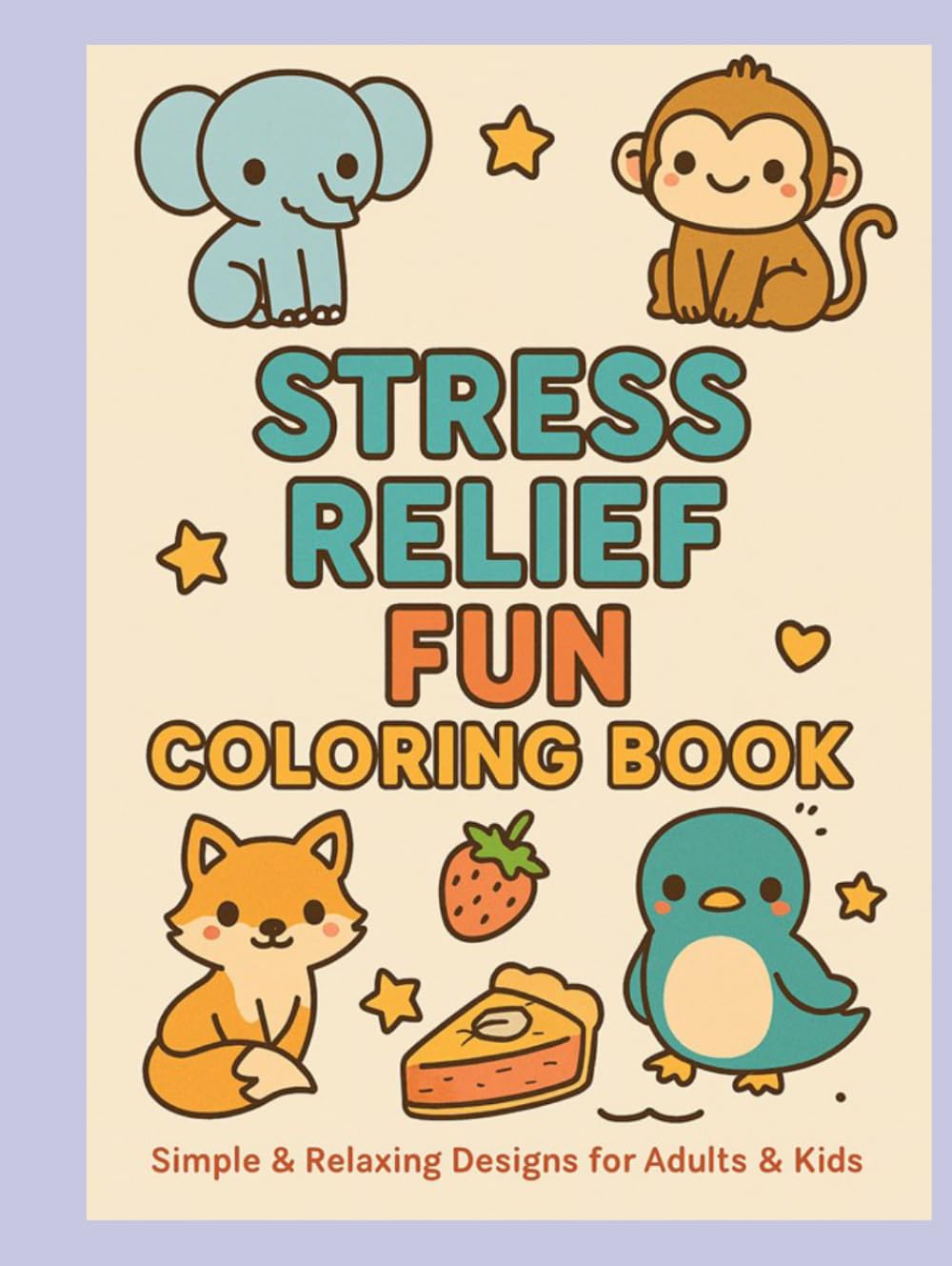 Stress Relief Fun Coloring Book