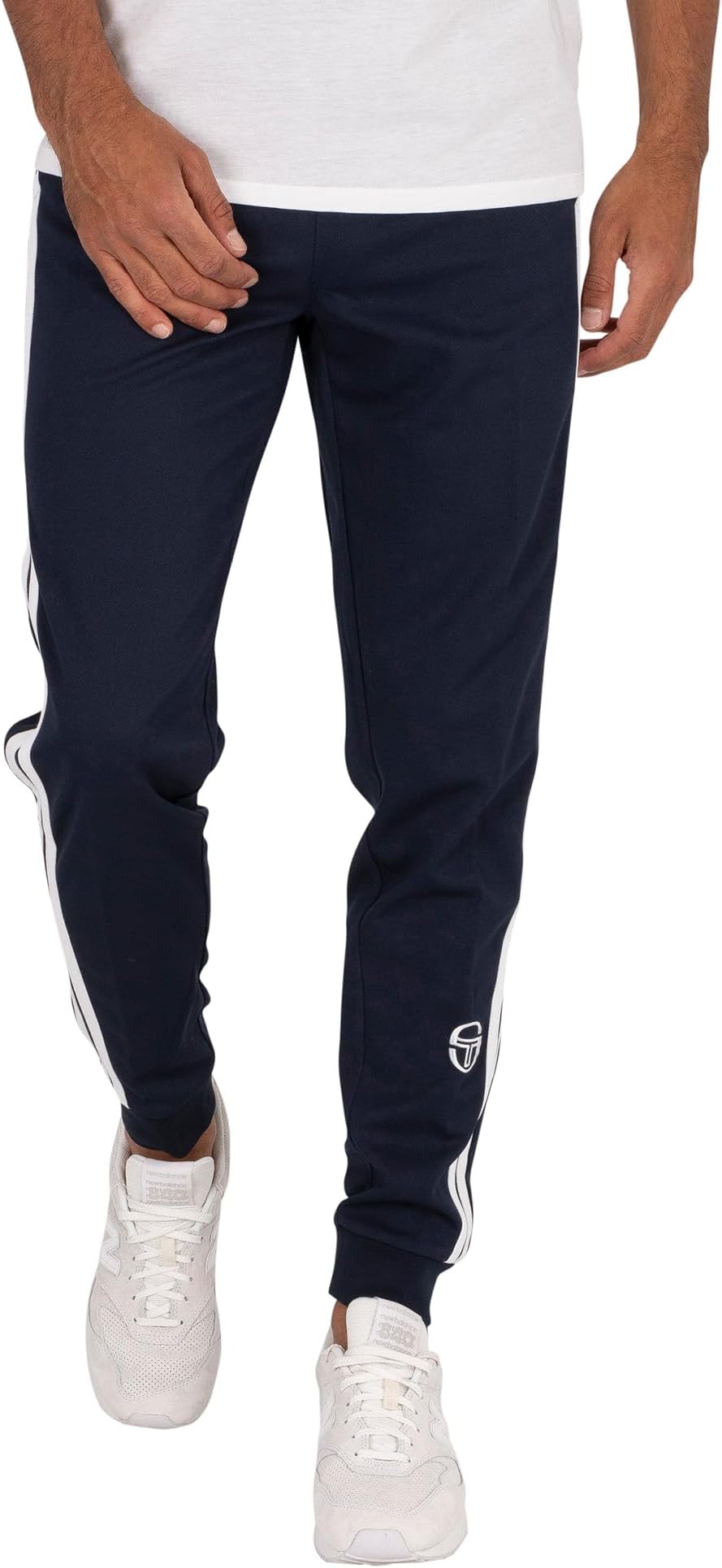 Men's New Damarindo Joggers, Navy/White