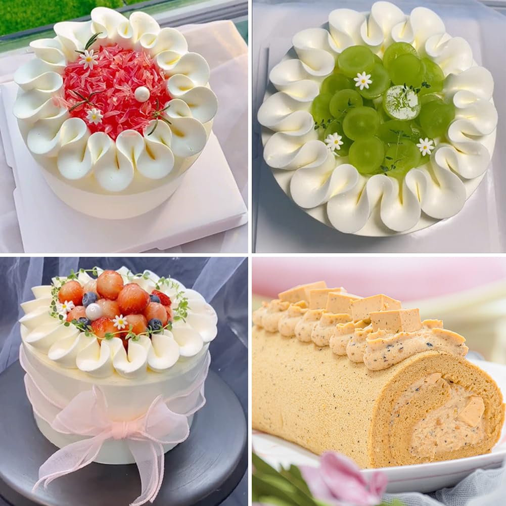 Set 5 Beccucci Per Decorazione Torte In Acciaio Inox - 1M, 6B, 2A, 2D, 2F Per Pasticceria - Foto 7