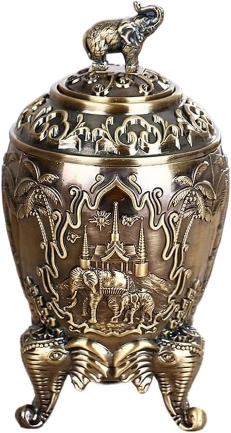 toothpick jar European Toothpick Box Multi-Functional Toothpick Holder Coffee Table Restaurant Toothpick Storage Box(Copper (color))