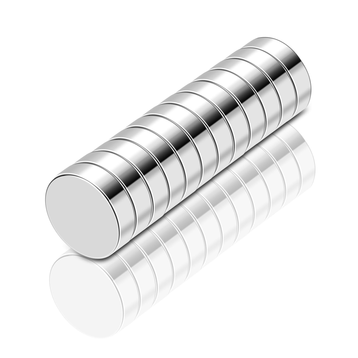 ThreeLeaves 100 Magnets for Crafts. Small Rare Earth Magnets for Fridge. (0.3×0.1IN)